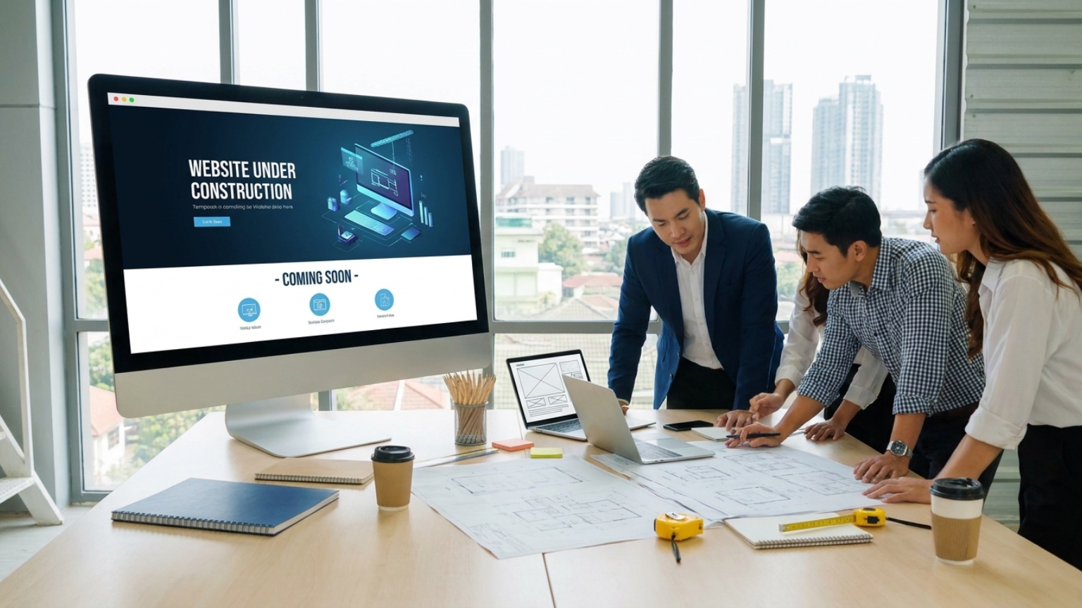 ¿Qué significa una web en construcción para un proyecto profesional?