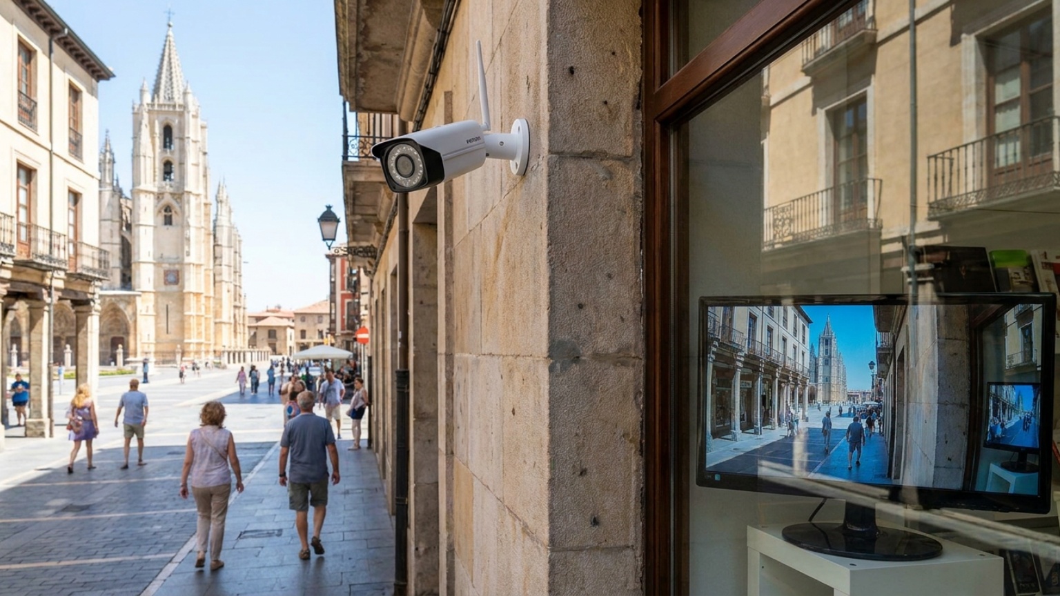 ¿Qué son las cámaras de vigilancia y cómo protegen en León?