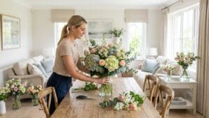 ¿Qué es la decoración de espacios con flores y cómo se define?