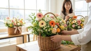 ¿Qué son las cestas de flores y por qué son un regalo especial?