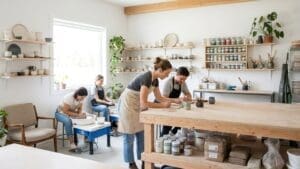 ¿Qué es un taller boutique de cerámica y qué lo hace especial?