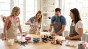 ¿Qué son las experiencias creativas con velas y cómo se pueden disfrutar?