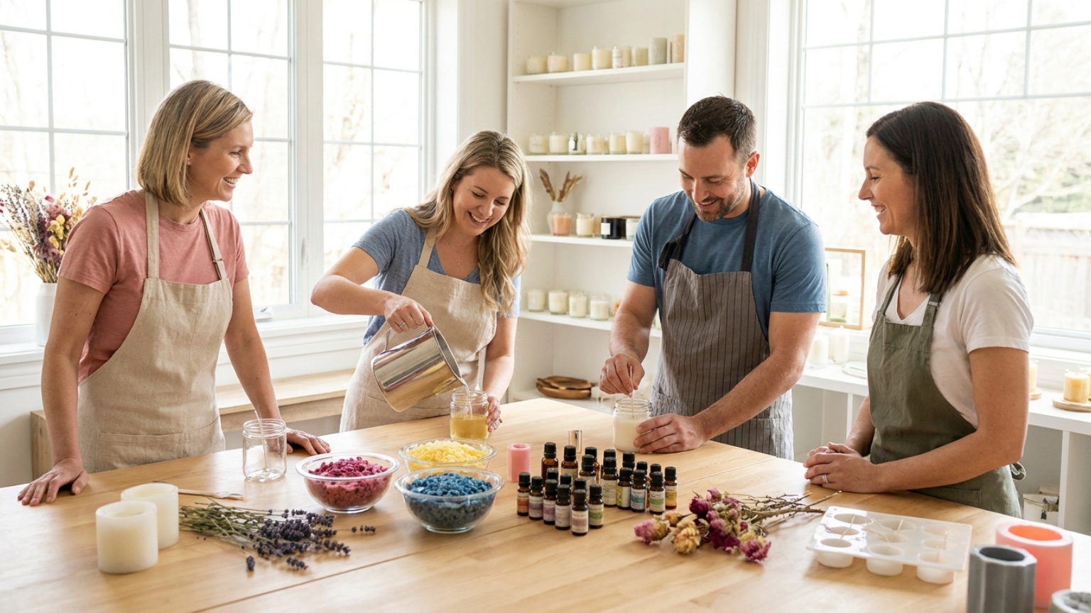 ¿Qué son las experiencias creativas con velas y cómo se pueden disfrutar?