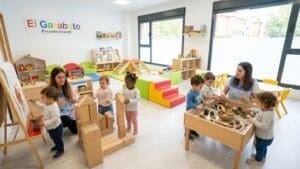 ¿Qué es una escuela infantil como El Garabato y cómo apoya el desarrollo infantil?