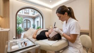 ¿Qué es el microblading en un spa en España y cómo se realiza?