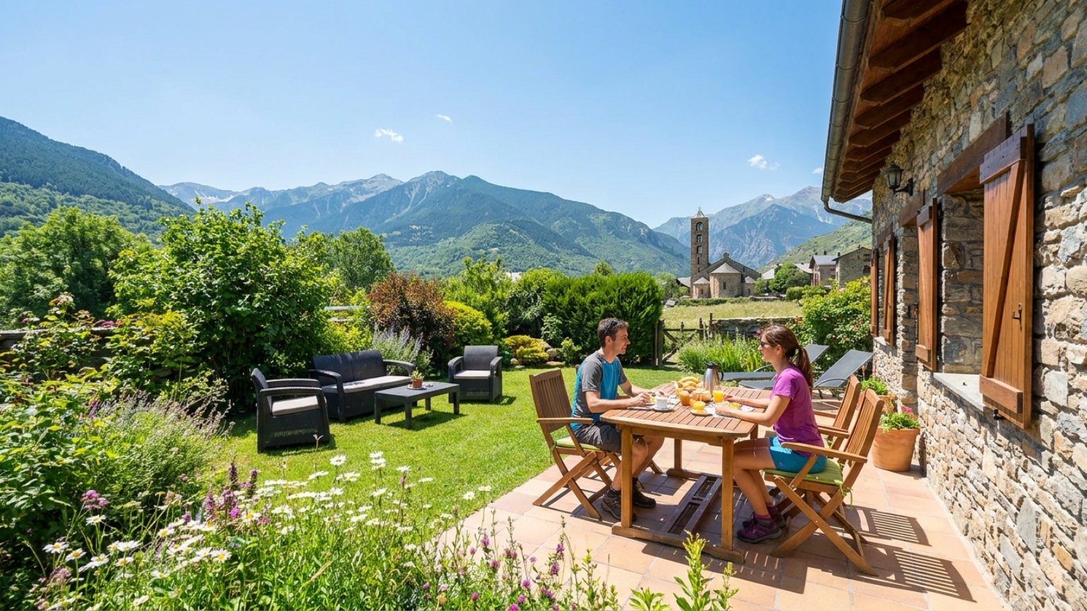 ¿Cómo elegir alojamientos con jardín en la Vall de Boí?