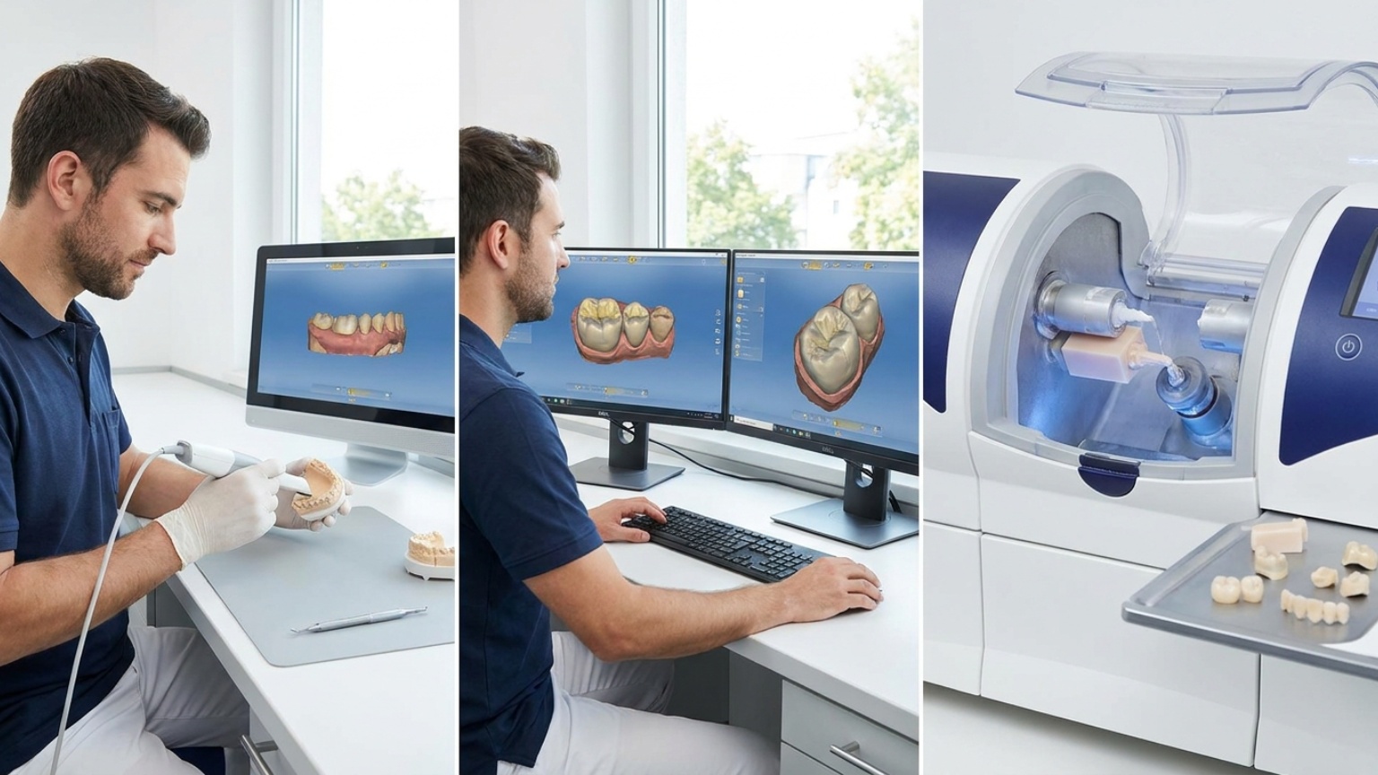 ¿Qué es la tecnología CAD CAM dental y cómo funciona en odontología?