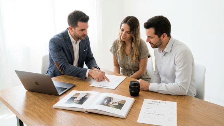 ¿Cómo se determina el precio de un fotógrafo de bodas?