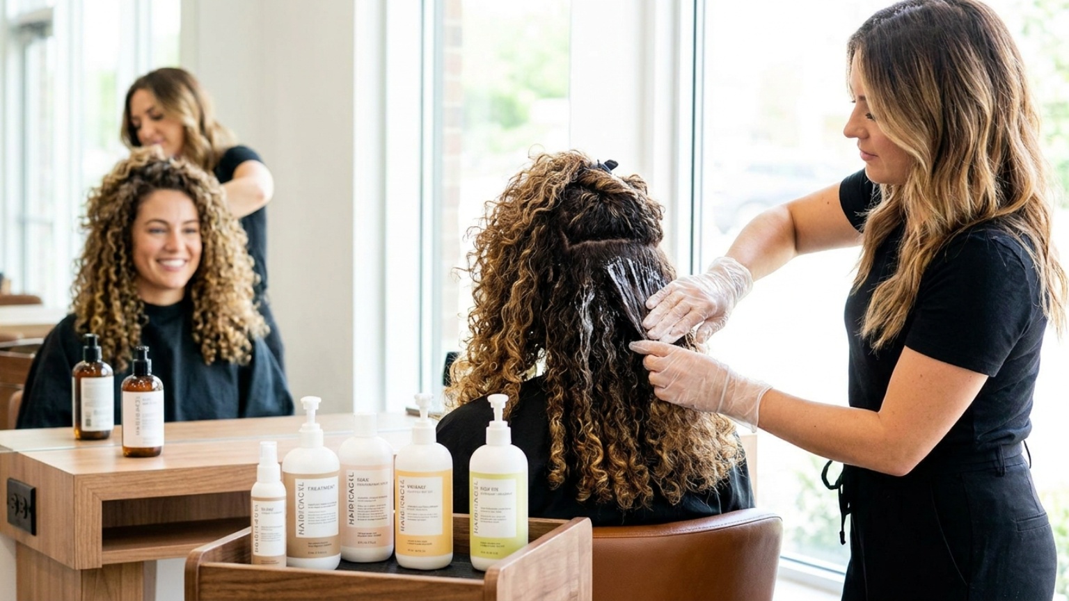 ¿Qué es un tratamiento para el pelo rizado y cómo ayuda a definirlo?