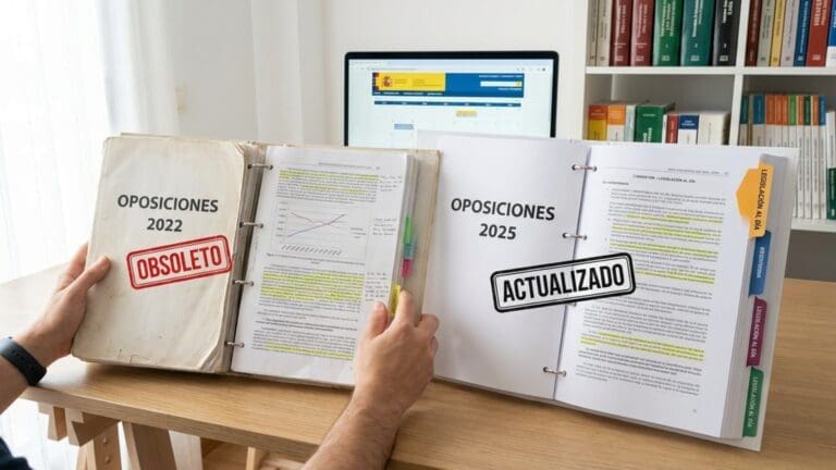 ¿Qué es un temario actualizado para oposiciones y por qué es tan importante?