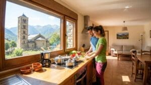 ¿Qué son los apartamentos con cocina en la Vall de Boí?