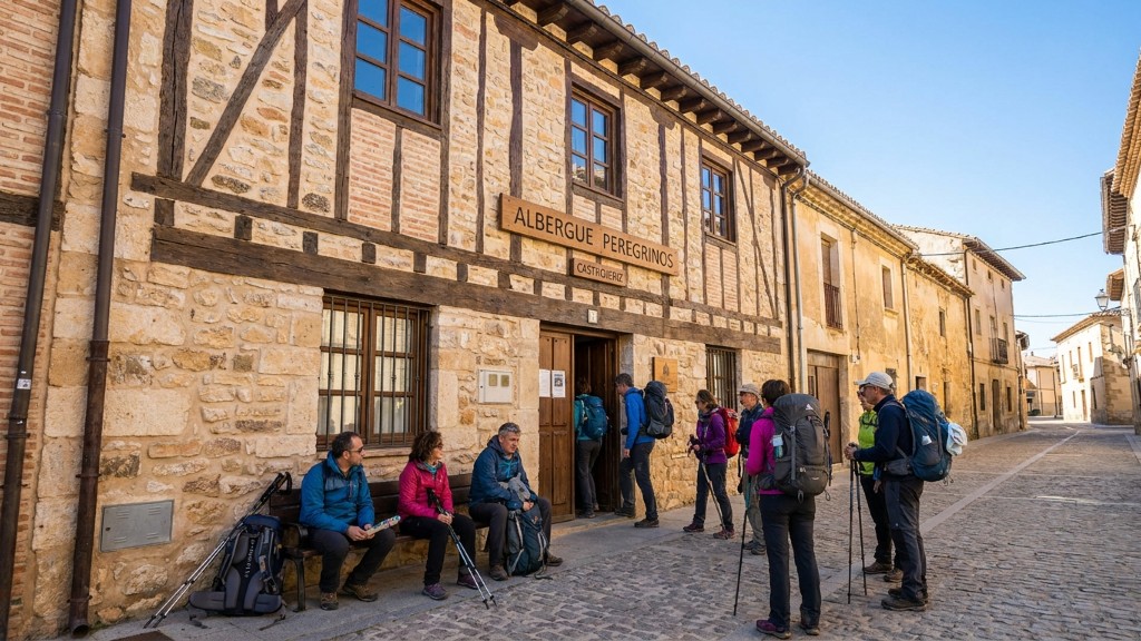Albergue para peregrinos en Castrojeriz: la preparación