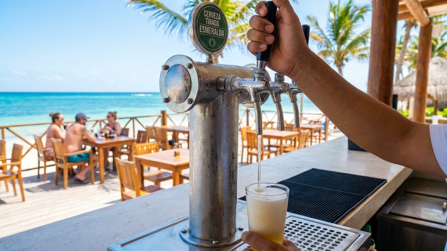 ¿Qué es la cerveza tirada en Costa Esmeralda y qué la hace única?