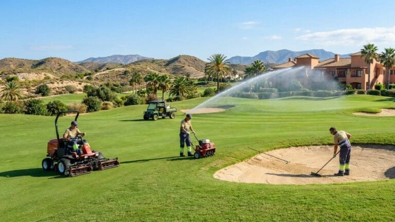Mantenimiento de campos de golf en Murcia: qué considerar