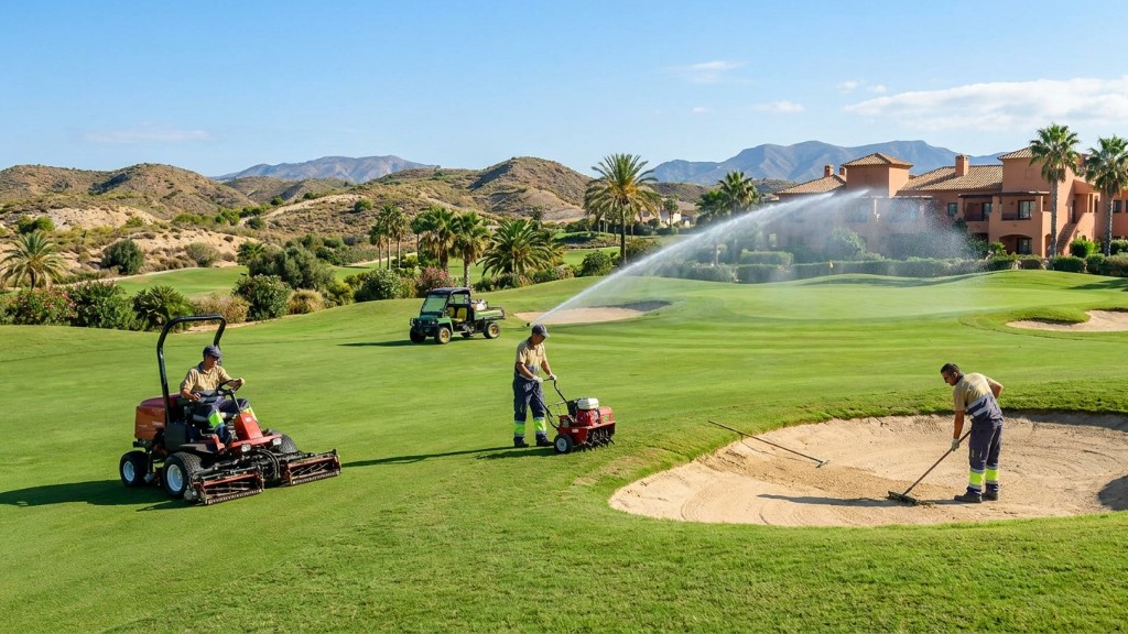 Mantenimiento de campos de golf en Murcia: qué considerar
