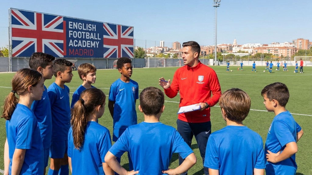 Campamentos de fútbol en inglés en Madrid: preparación