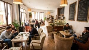 ¿Qué define a una cafetería con buen ambiente en Chirivel?