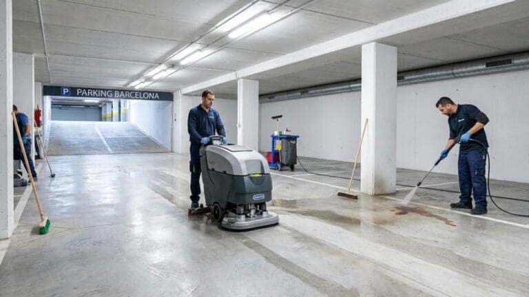 ¿Qué implica una limpieza de parkings en Barcelona de calidad?