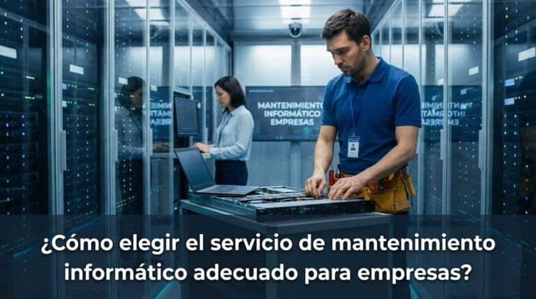 ¿Cómo elegir el servicio de mantenimiento informático adecuado para empresas?
