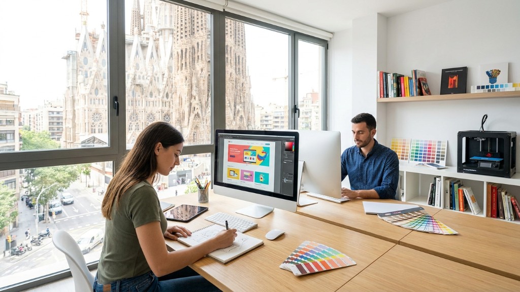 Diseño gráfico en Barcelona: prepare su proyecto web