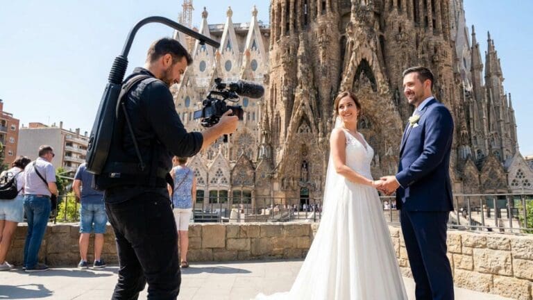 Videógrafo de bodas en Barcelona: la creación de tu película