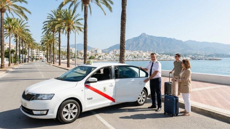 Cómo reservar un taxi en Marbella